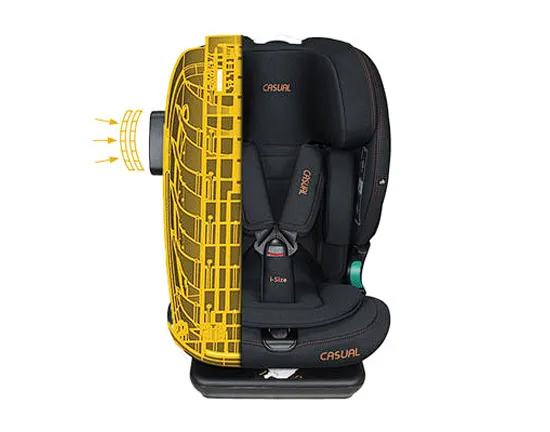 Fotelik samochodowy Casualfix Goldfix Pro i-Size - bezpieczeństwo