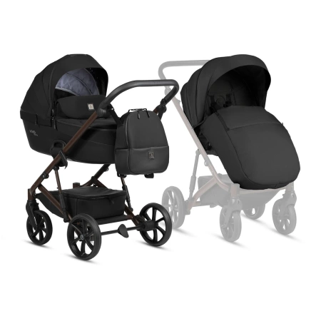 Tutis Wózek Dziecięcy 2w1 - Viva 6 | 070 Caviar