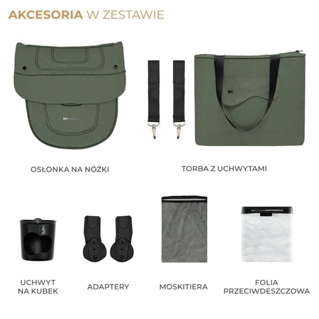 Kinderkraft YOXI 2w1 - wózek wielofunkcyjny