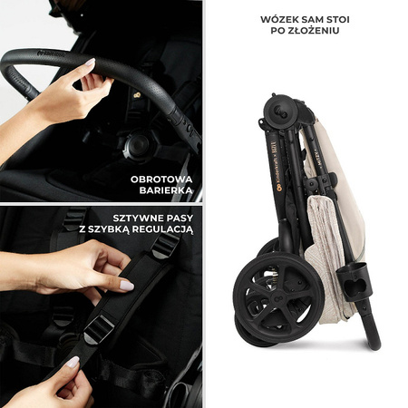 Kinderkraft MITZY Whisper Dune - wózek spacerowy