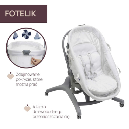 Chicco Baby Hug Pro 5w1 - łóżeczko dziecięce