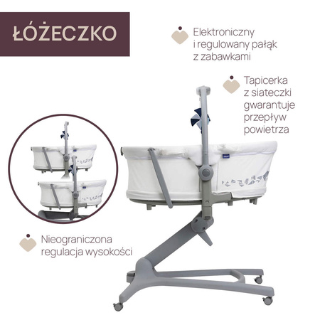 Chicco Baby Hug Pro 5w1 - łóżeczko dziecięce