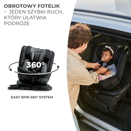 Kinderkraft XPEDITION 2 i-Size Czarny - fotelik samochodowy