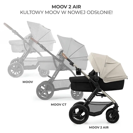 Kinderkraft Wózek wielofunkcyjny 3w1 MOOV 2 AIR