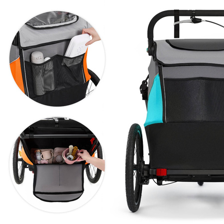 Kinderkraft Przyczepka rowerowa 3w1 NAVA