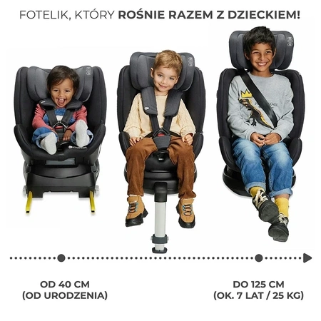 Kinderkraft XRIDER i-Size Szary - fotelik samochodowy