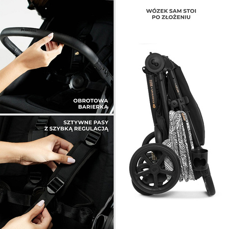 Kinderkraft MITZY Lunar Black - wózek spacerowy