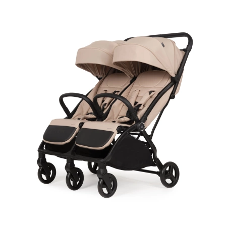 Adamex ALTO BLIŹNIAK – komfortowa spacerówka dla bliźniąt Beige