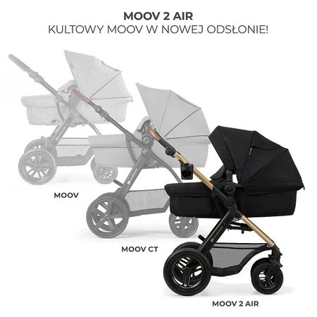 Kinderkraft Wózek wielofunkcyjny 3w1 MOOV 2 AIR