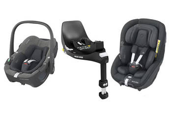 Maxi Cosi Pebble 360 i-Size + Pearl 360 + Baza FamilyFix 360
