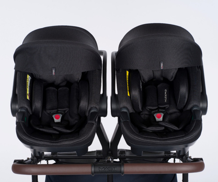 M.Twin x wózek bliźniaczy koła HP Regulowana Rączka