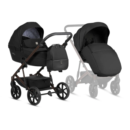 Tutis Wózek Dziecięcy 2w1 - Viva 6 | 070 Caviar