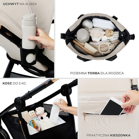 Kinderkraft Wielofunkcyjny wózek 2w1 dziecięcy NEA 2