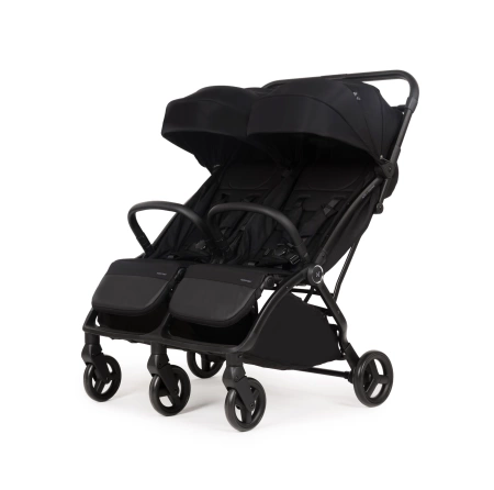 Adamex ALTO BLIŹNIAK – komfortowa spacerówka dla bliźniąt Black