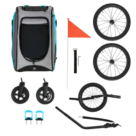 Kinderkraft Przyczepka rowerowa 3w1 NAVA