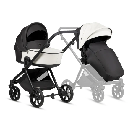 Tutis Mio3+ Wózek dziecięcy wielofunkcyjny 2w1 Silver Grey