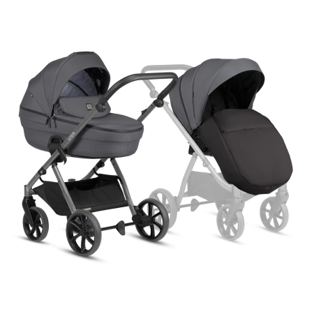 Tutis Uno 6+ 2w1 - Wózek wielofunkcyjny | 169 Antracite