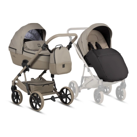 Tutis Wózek Dziecięcy 2w1 - Viva 6 | 068 Warm Grey