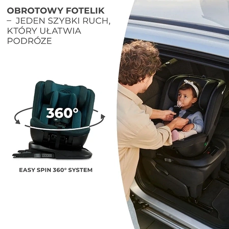 Kinderkraft XPEDITION 2 i-Size Zielony - fotelik samochodowy