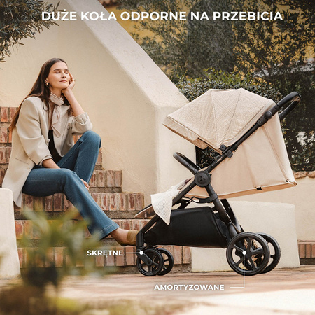 Kinderkraft MITZY Lunar Black - wózek spacerowy
