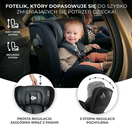 Kinderkraft XRIDER i-Size Szary - fotelik samochodowy