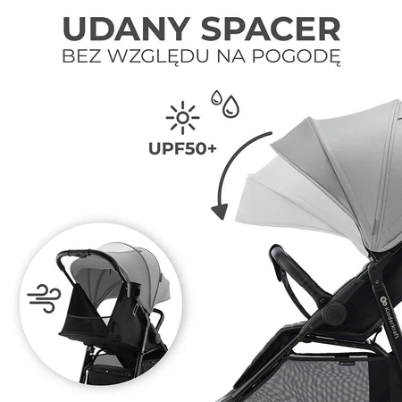 Kinderkraft RINE Szary - wózek spacerowy