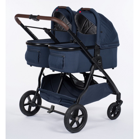 M.Twin x wózek bliźniaczy 2w1 koła HP Regulowana Rączka