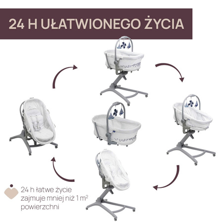 Chicco Baby Hug Pro 5w1 - łóżeczko dziecięce