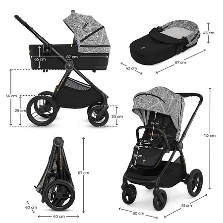 Kinderkraft Wielofunkcyjny wózek 2w1 dziecięcy NEA 2