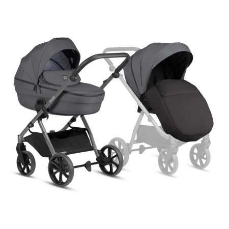 Tutis Uno 6+ 2w1 - Wózek wielofunkcyjny | 169 Antracite