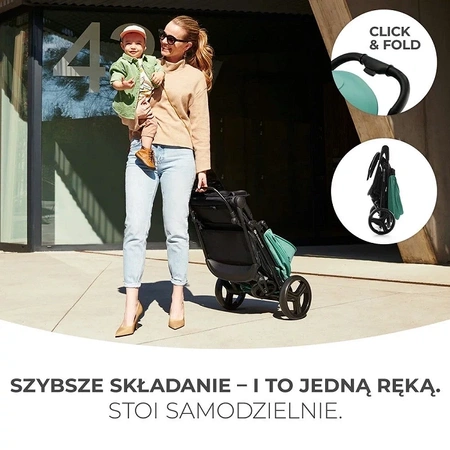 Kinderkraft RINE Szary - wózek spacerowy