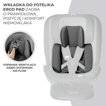 Kinderkraft XPEDITION 2 i-Size Szary - fotelik samochodowy