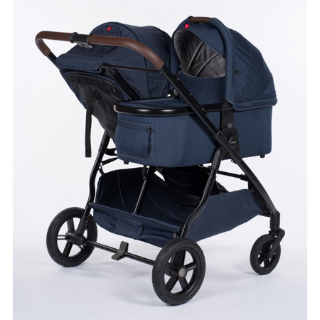 M.Twin x wózek bliźniaczy 2w1 koła HP Regulowana Rączka