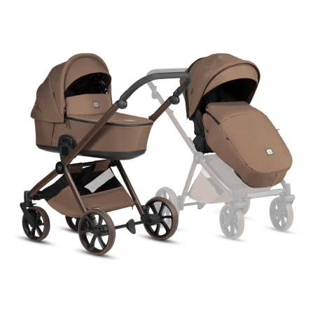 Tutis Mio3+ Wózek dziecięcy wielofunkcyjny 2w1 Hoopoe Brown