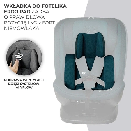 Kinderkraft XPEDITION 2 i-Size Zielony - fotelik samochodowy