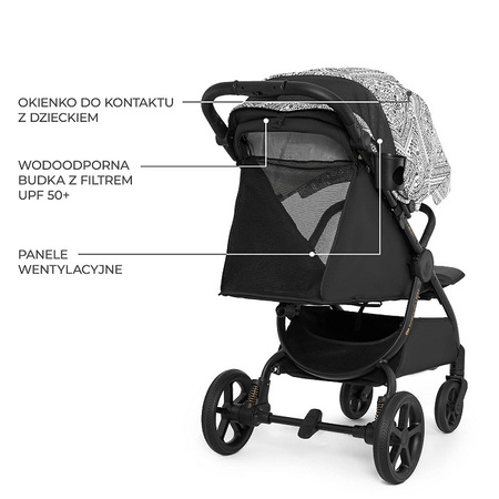Kinderkraft MITZY Lunar Black - wózek spacerowy