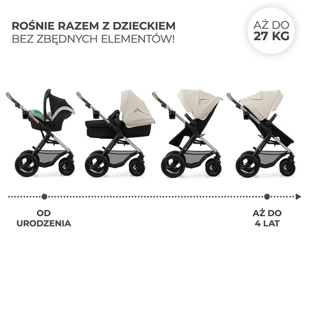 Kinderkraft Wózek wielofunkcyjny 3w1 MOOV 2 AIR
